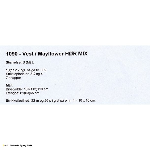 Vest i Mayflower HR MIX