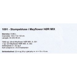 Stumpebluse i Mayflower HR MIX
