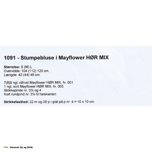 Stumpebluse i Mayflower HR MIX