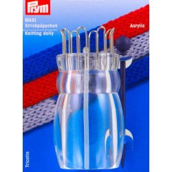 Strikkelise i klar plast