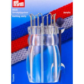 Strikkelise i klar plast