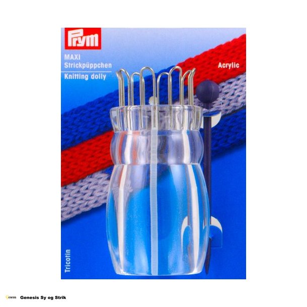 Strikkelise i klar plast