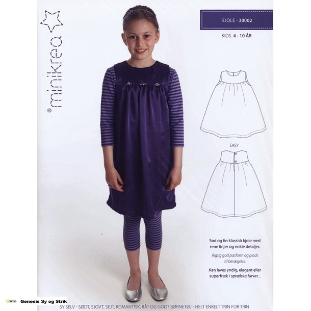 Kjole - kids 4 - 10 r.
