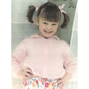 Mohairtrje med lynls.