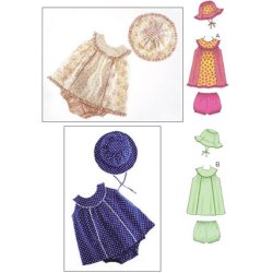 Kjoler, dameunderbukser og hat