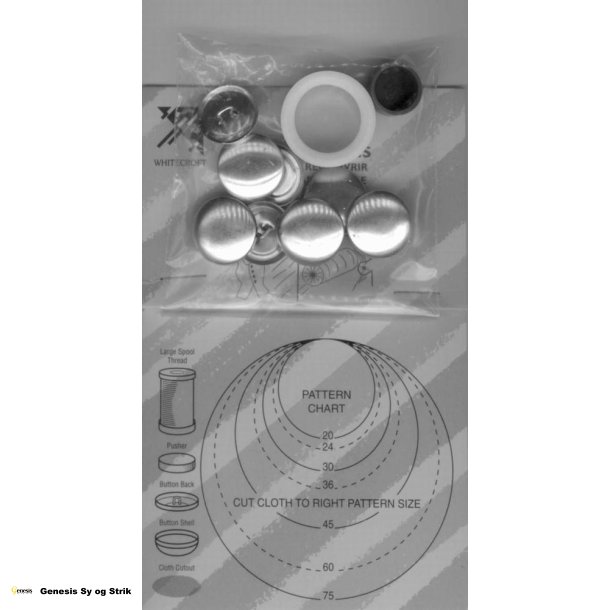 Overtrksknapper - 38 mm