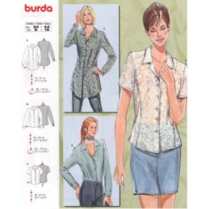 Faconsyet skjorte kan sys i 3 lnger