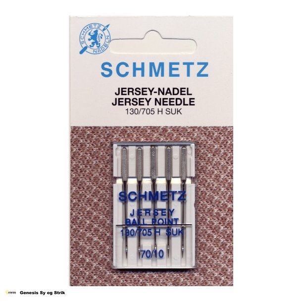 Schmetz maskinnle til strikkede stoffer