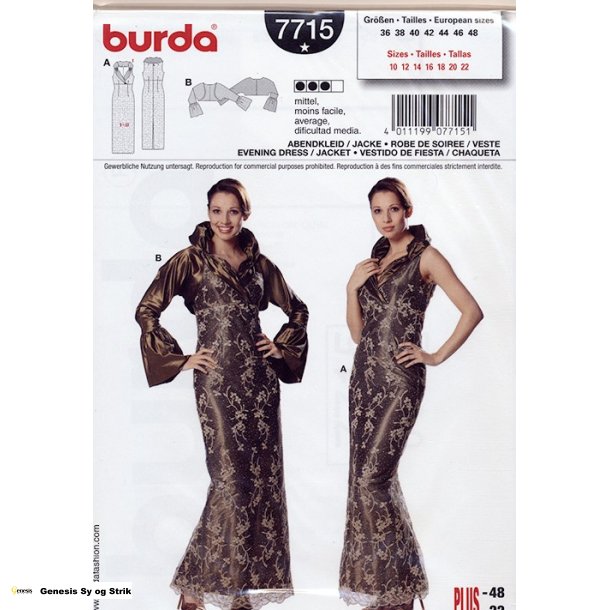 Aftenkjole og bolero