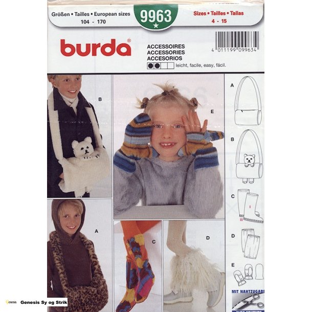 Tasker, vanter, benvarmer m.m.