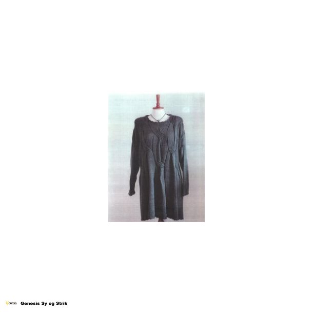 Bluse/kjole med vidde