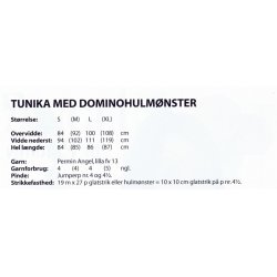 Tunika med dominohulmnster