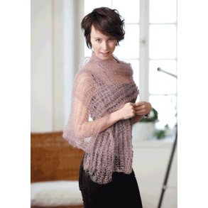 Sjal lavet p hurtigstrikker