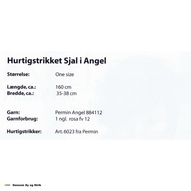 Sjal lavet p hurtigstrikker