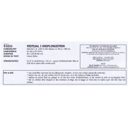 Festsjal i kniplingsstrik