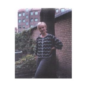 Stribet bluse med muslingemnster