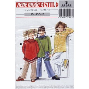 Bluse, bukser og taske