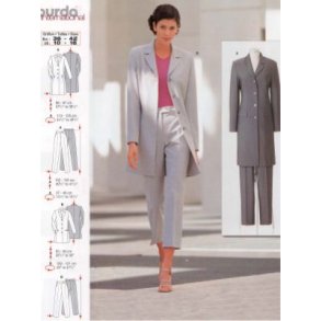 St hvor bde jakke og bukser kan sys i to lngder