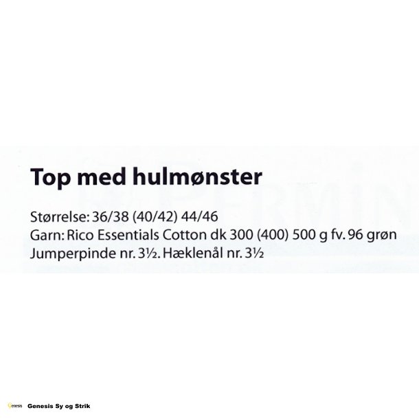 Top med hulmnster