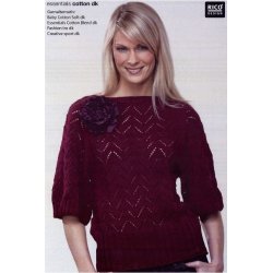 Sweater med hulmnster