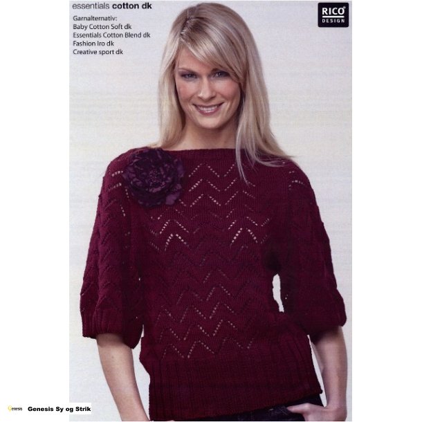 Sweater med hulmnster