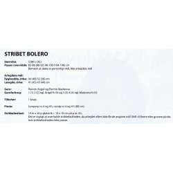 Stribet bolero