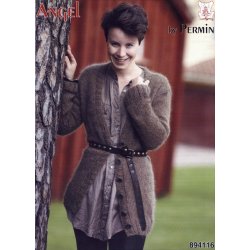 Mohairtrje med V - hals