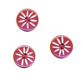 Knap blomst - Stvet mrk pink