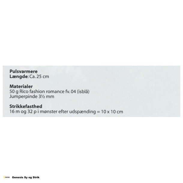 Trekantet sjal og pulsvarmere i hulmnster