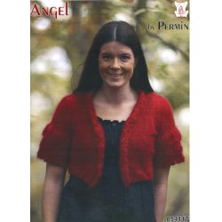 Mohairtrje med flser