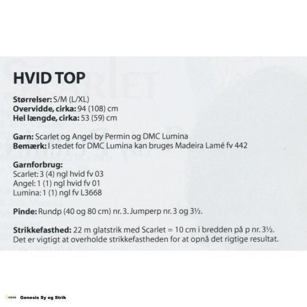 Hvid top