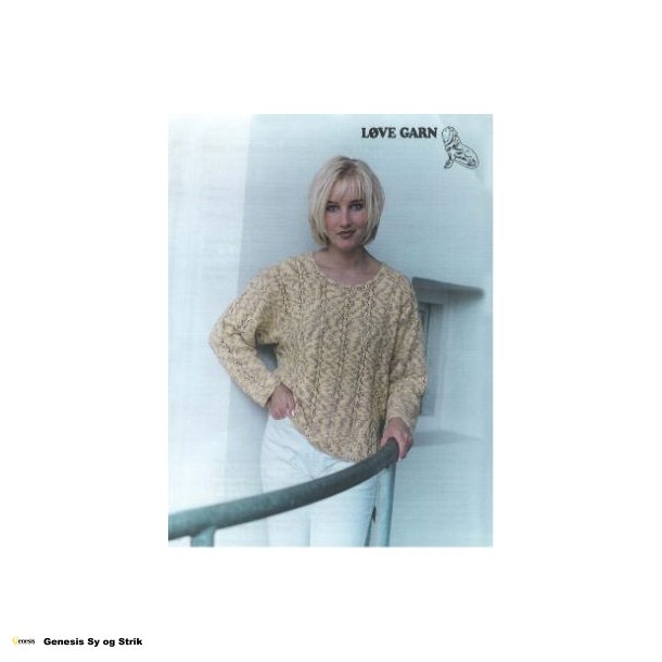 Bluse med lodret hulmnster