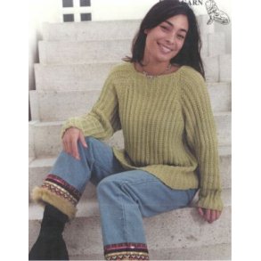 Raglanbluse i snydepatent