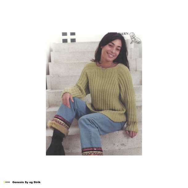 Raglanbluse i snydepatent