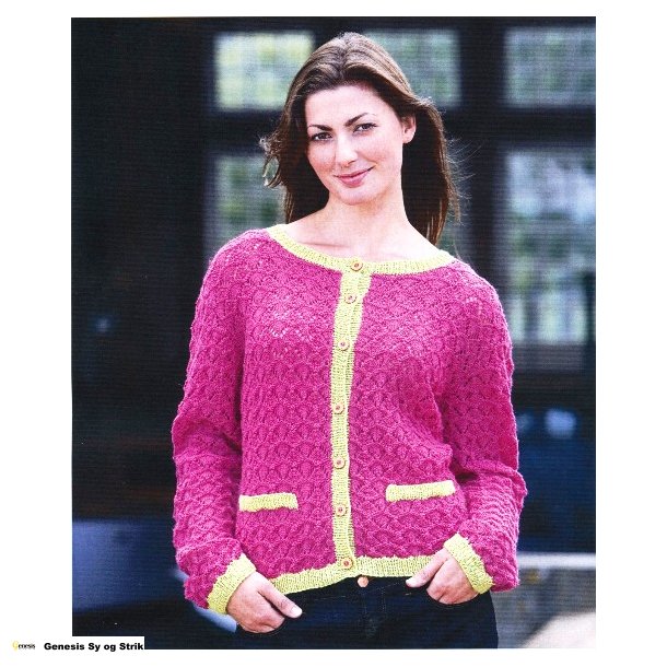 Cardican med hulmnster