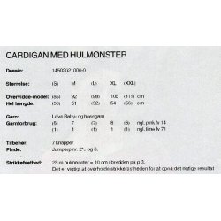Cardican med hulmnster
