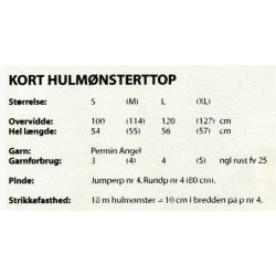 Kort hulmnstertop