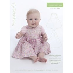 Kjole med skrt - Newborn 0 - 9 mdr.