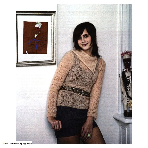 Polo med blondemnster