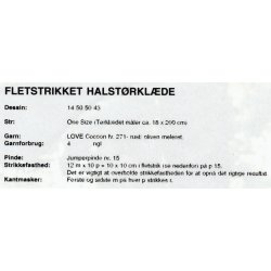 Fletstrikket halstrklde