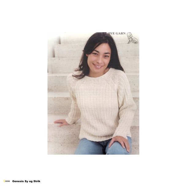 Raglanbluse i snydepatent