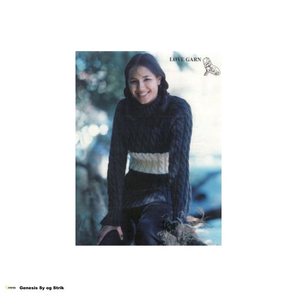 Bluse m/snoninger og hj krave