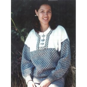 Sweater m bnd og hgter