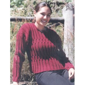 Ribsweater med snomnster