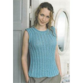 Vest i dobbelt garn