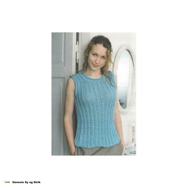 Vest i dobbelt garn
