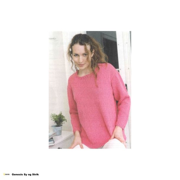 Bluse med snoningsindtag