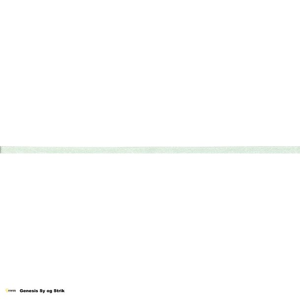 Silkebnd - bredde 6mm - lyse grn