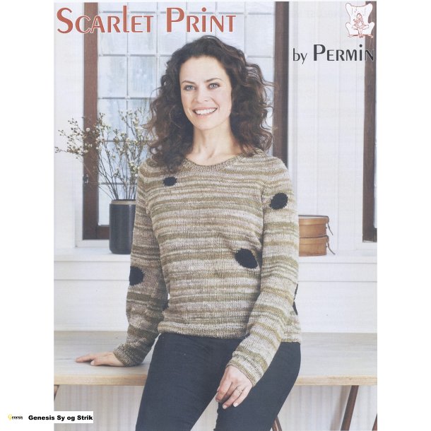 Raglanbluse med sorte bomber